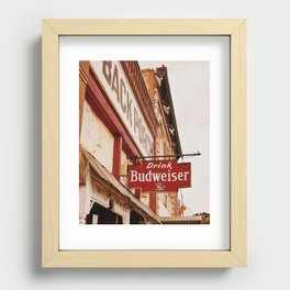 This Bud's For You Recessed Framed Print