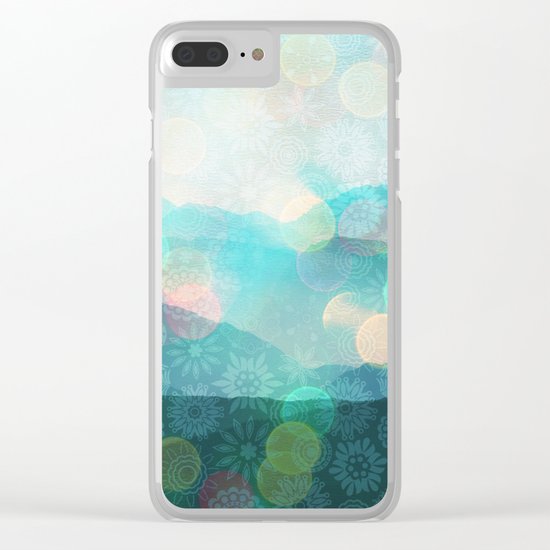Merry Christmas Clear iPhone Case