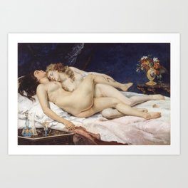 Gustave Courbet The Sleep - Le Sommeil - Sleepers Art Print