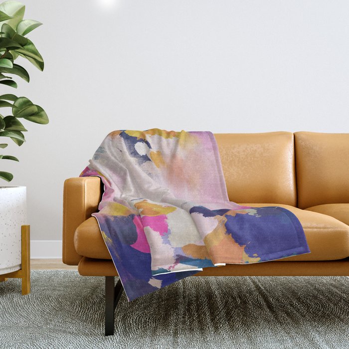 Colourful throw sales
