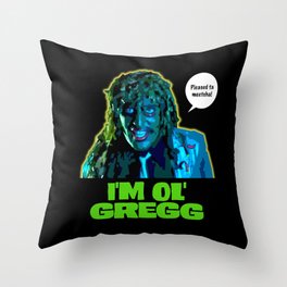 Old Gregg Throw Pillow