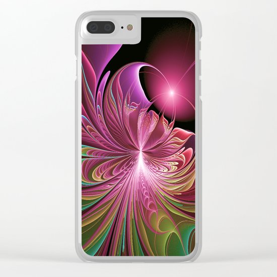 Bursting with Color Clear iPhone Case