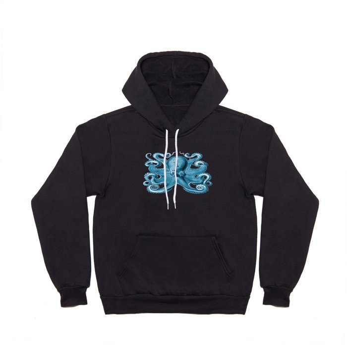 Octopus1 (Blue, Square) Hoody