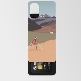Llama in the Sacred Valley, Peru Android Card Case