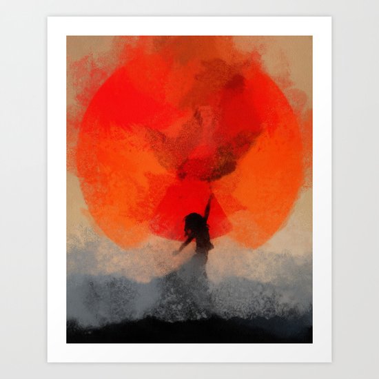 umbrellaliensunshine: atomicherry spring! Art Print