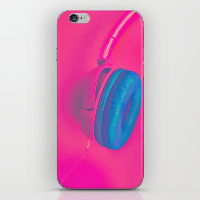 Play the Music pink, dreams, pastel, love, cute,  iPhone Skin