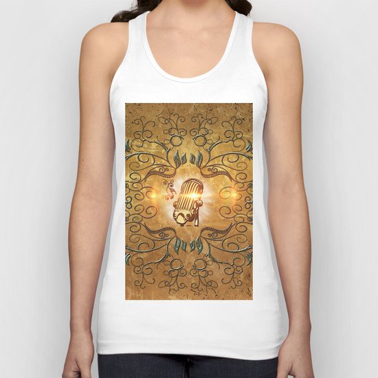 Music, microphone Unisex Tank Top