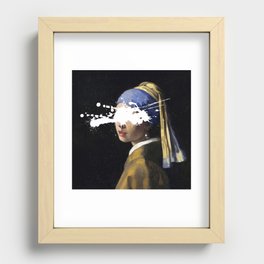 Girl with a Pearl Earring Recessed Framed Print