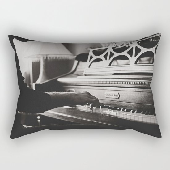 The pianist 4 Rectangular Pillow