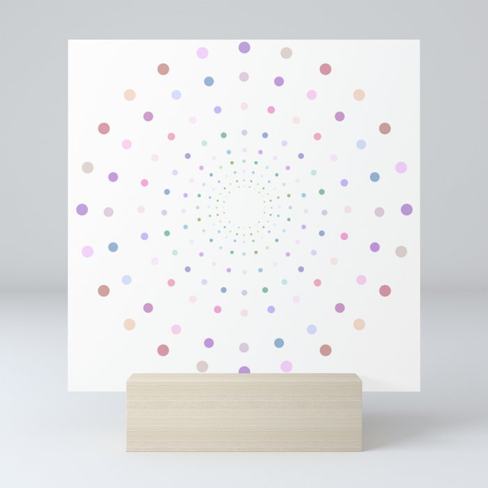 Joyful Dots Mini Art Print