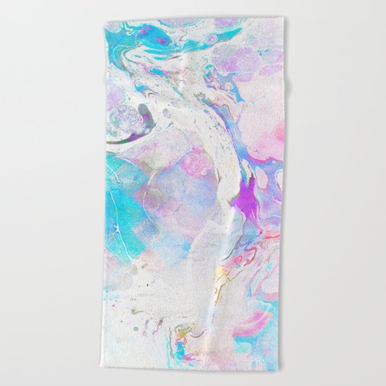 Messy Paint #society6 #decor #buyart Beach Towel