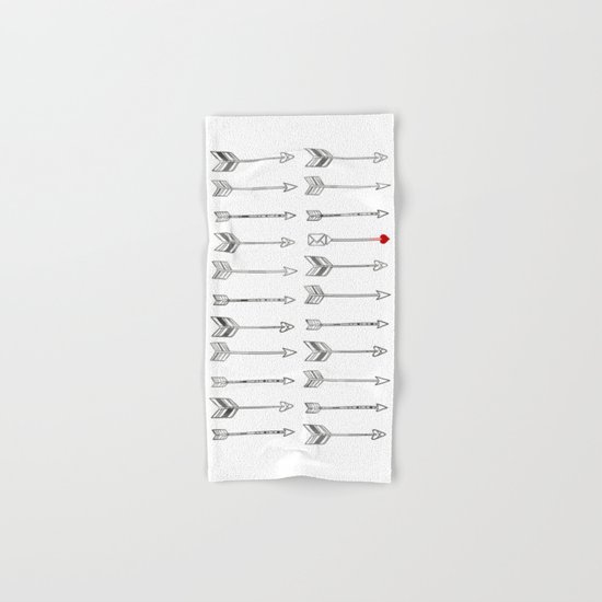 Minimal Love Arrow Hand & Bath Towel