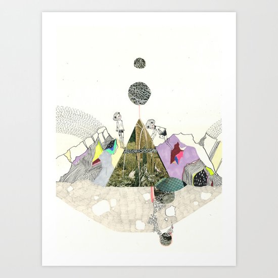 Climbers - Cool Kids Climb Mountains Art Print