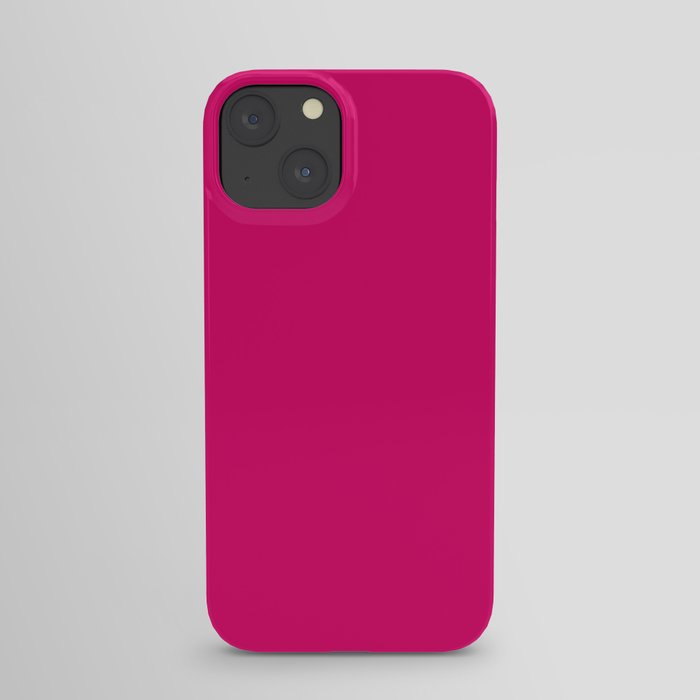 Hot Pink Rose iPhone Case
