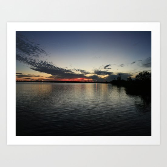 Reflections of El Jobean DPG160427a Art Print