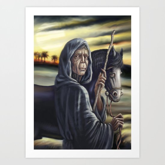 Dark Rider Art Print