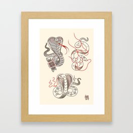 Snakes  Framed Art Print