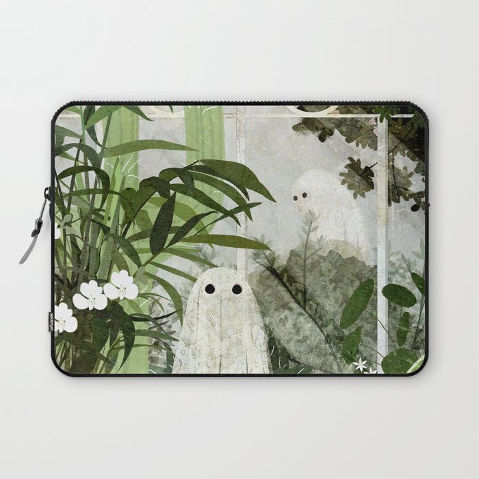 There's A Ghost in the Greenhouse Again Laptop Sleeve