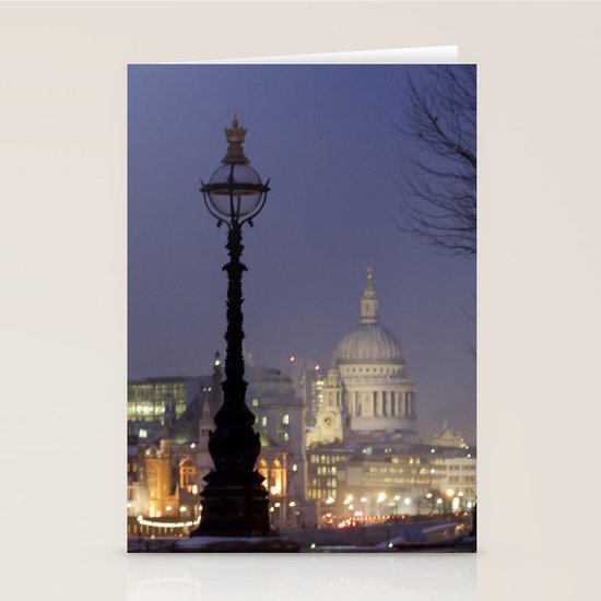 City lights Stationery Cards