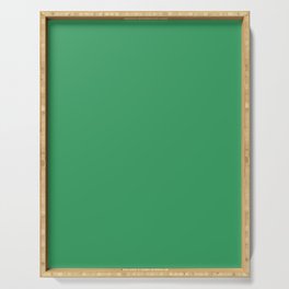 KELLY GREEN SOLID COLOR Serving Tray