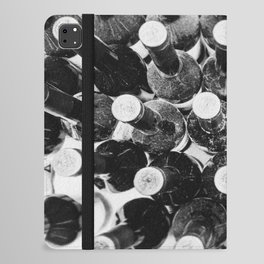 Black Wine Bottles Picture iPad Folio Case