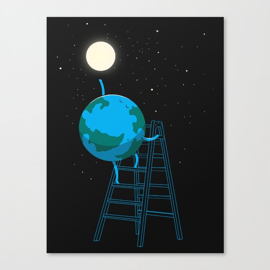 Reach the moon Canvas Print