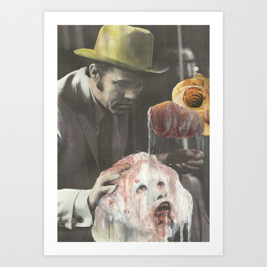 Burroughs Black Meat Art Print