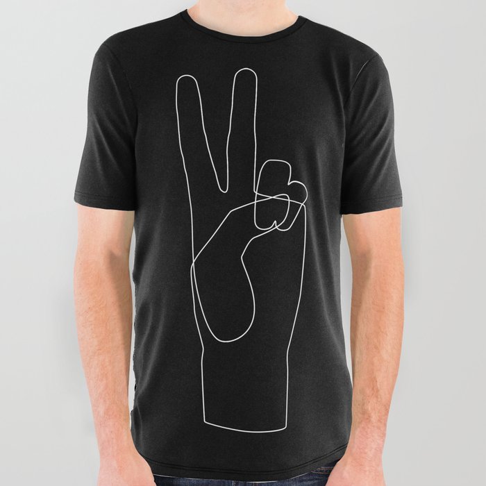 B-Peace All Over Graphic Tee