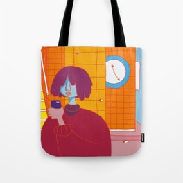 Subway Eyes - Digital Tote Bag