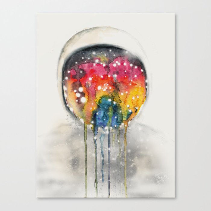 Somewhere in Space, I'm Dreaming Canvas Print