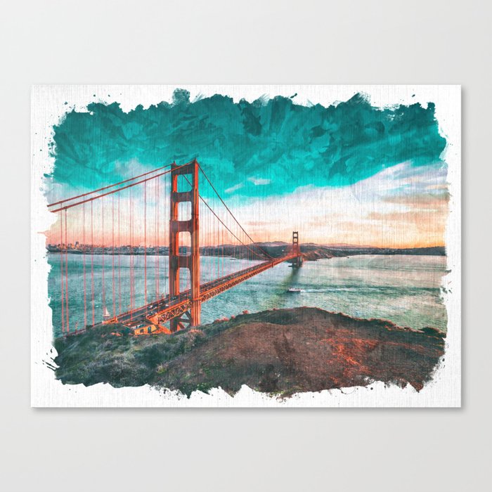 Golden Gate Canvas Print