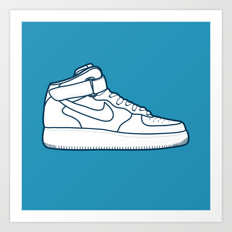 13 Nike Airforce 1 Art Print by 