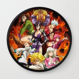 Knights Of The Round Table Wall Clock