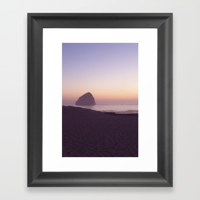 Cape Kiwanda Sunset x Oregon Coast Photography Framed Art Print