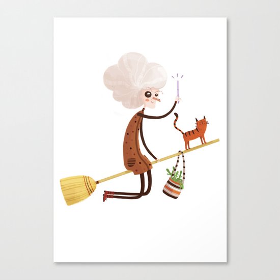 A WITCH Canvas Print