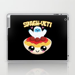 Spaghetti Yeti Bigfoot Noodle Yeti Laptop Skin