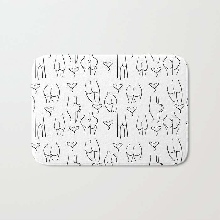 They're all good butts, Karl Bath Mat