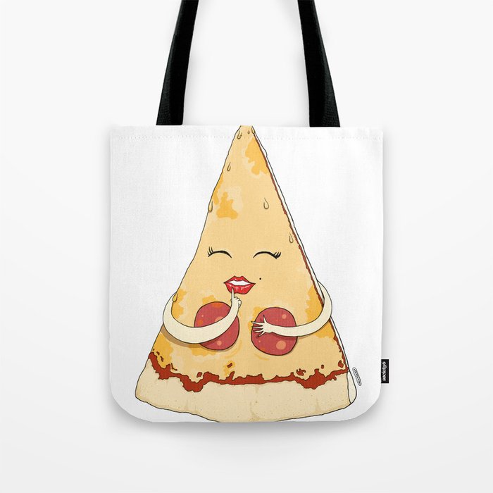 Sexy Pizza Tote Bag