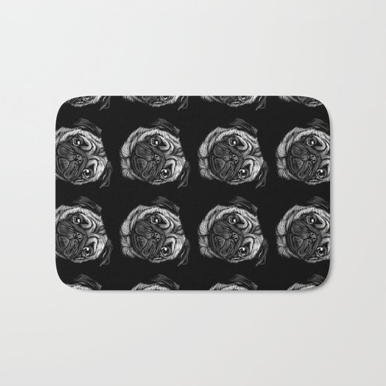 Pug Bath Mat