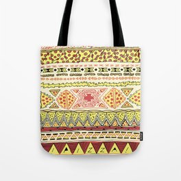 Pizza Pattern Tote Bag