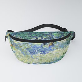 Olive Orchard (1889) by Vincent van Gogh Fanny Pack