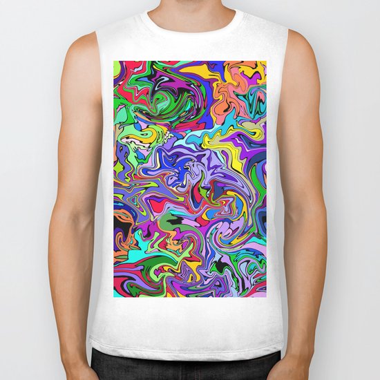 Abstract 23 Biker Tank