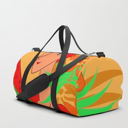 Tropical lady Duffle Bag