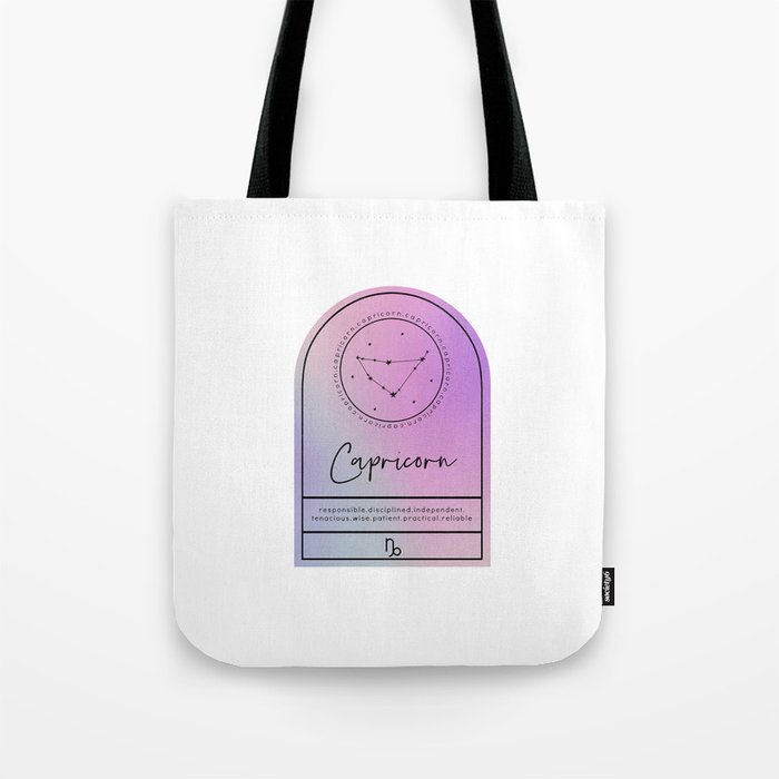 Capricorn Zodiac | Iridescent Arches Tote Bag