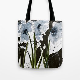 Dark Anemones Tote Bag