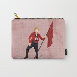 Enjolras With Red Flag Carry-All Pouch