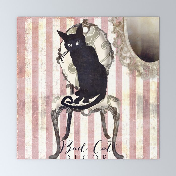Bad Cat I Mini Art Print By Mindysommers Society6