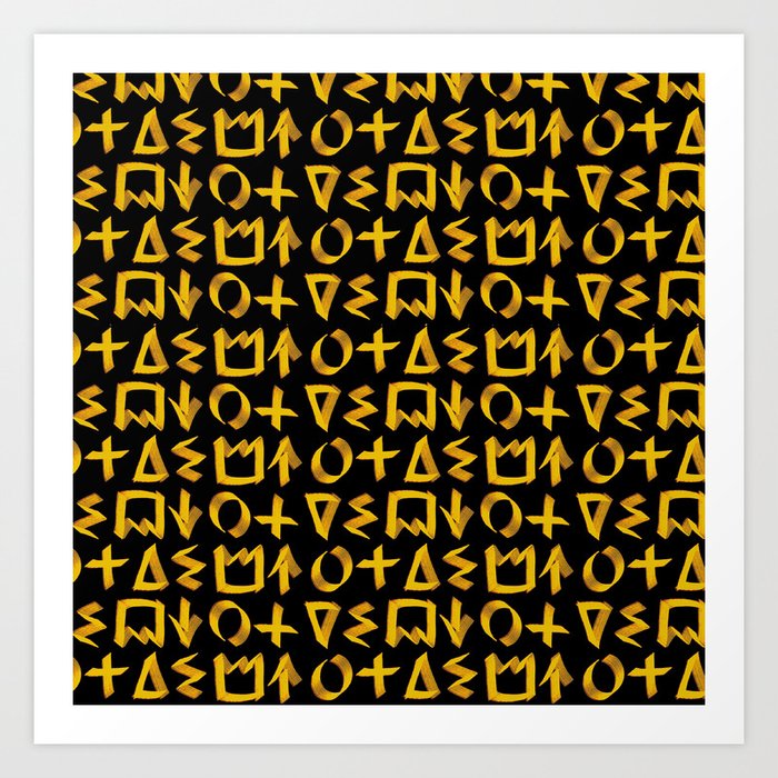 Custom Graffiti Pattern White Black Orange-Old Gold, 42% OFF