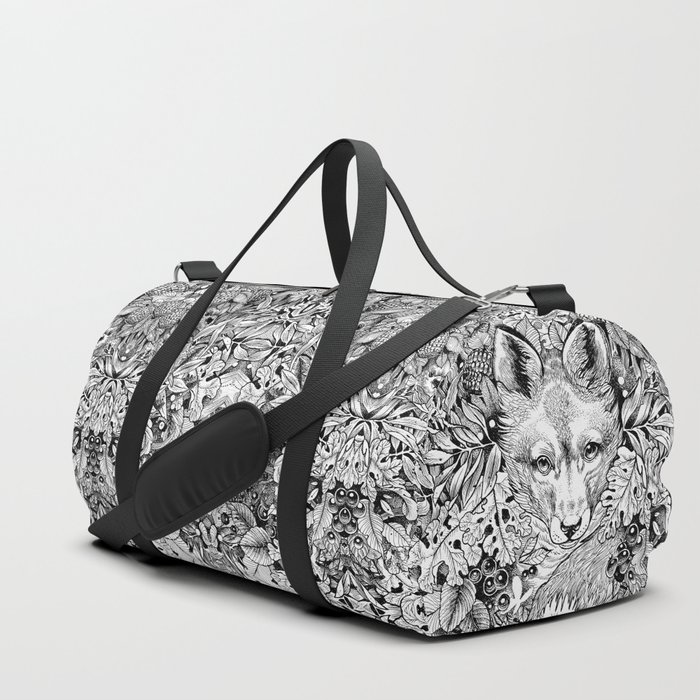 Hidden Fox Duffle Bag By Sarachnid Society6 Hidden Fox Duffle Bag