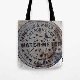Street Water Meter - New Orleans LA Tote Bag
